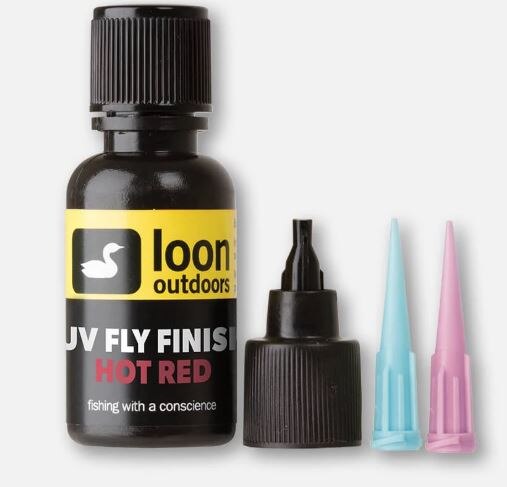 Loon UV Fly Finish in Hot Red